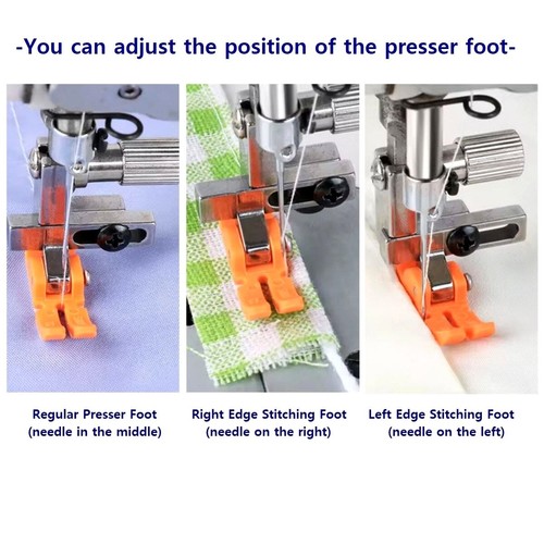 Prensatelas Ajustable Izquierdo y Derecho de Teflón para Máquina de Coser Industrial - Imagen 4 de 4