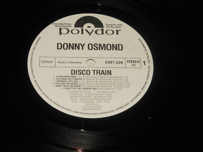 Donny Osmond - PROMO LP - Disco Train - DE 1976 - Polydor 2391 226 