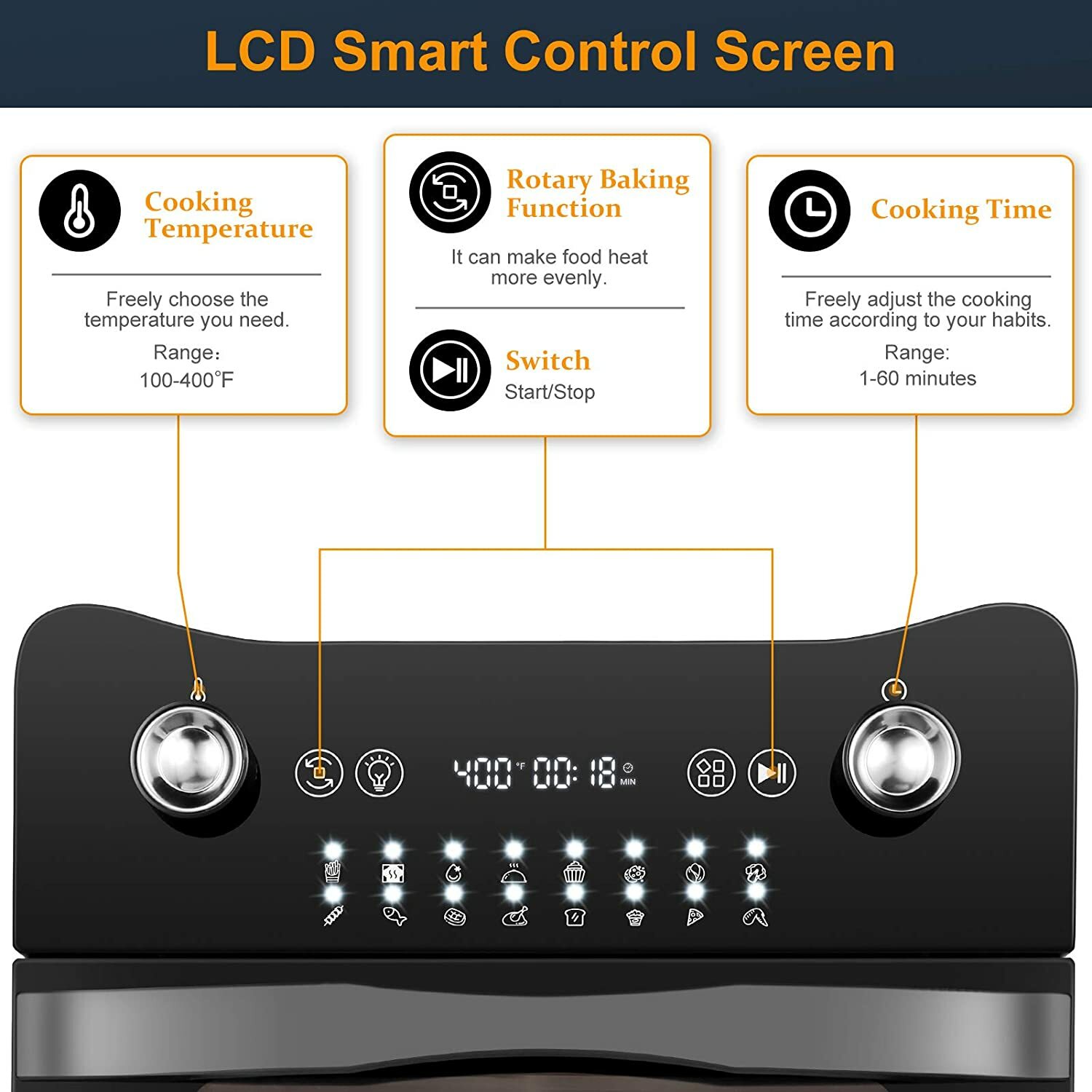 fynllur air fryer oven xl