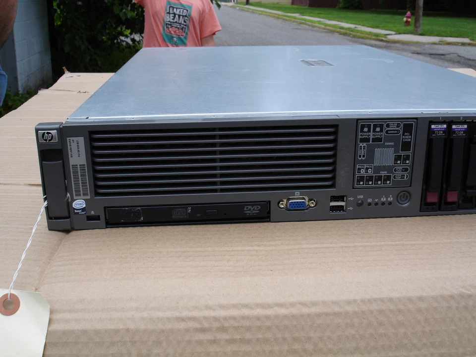 HP ProLiant DL380 G5 2.0GHz Quad Core X5130 8GB RAM 2x72GB 10K HD 2.5" - Image 4 of 4