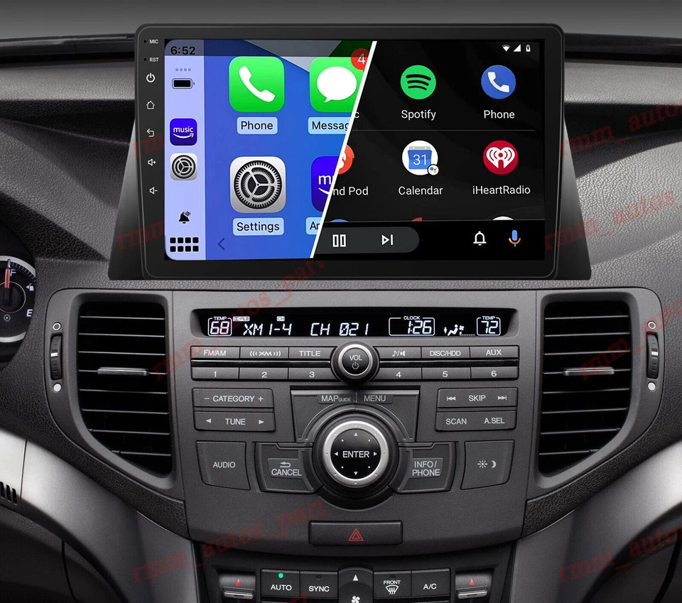 For Acura TSX 2009 2010 2011 2012 Android 14 Apple Carplay Car Stereo Radio GPS - Image 3 of 4