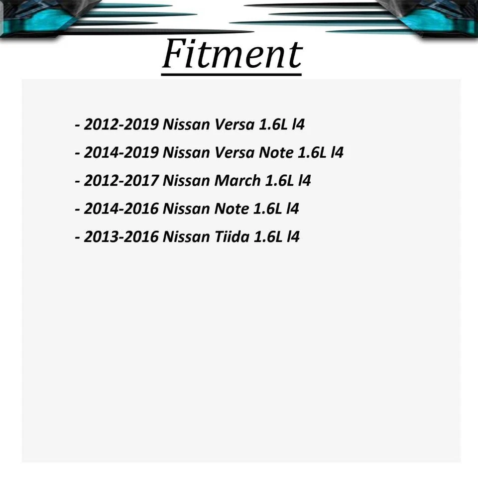 Kit de herrajes de freno delantero para Nissan Versa 1,6 L 2012-2019 Foto 2 de 3