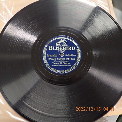 E+ 78 Tommy McClennan BLUEBIRD B-8957 Travelin' Highway Man / I'm A Guitar King