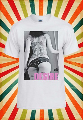 Desire Sexy Tattoo Girl Funny Hipster Men Women Vest Tank Top Unisex T Shirt 903