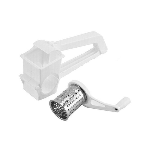 Stainless Steel Kitchen Vegetable Cheese Grater Handheld Rotary Shredder Cutter - Picture 6 of 8