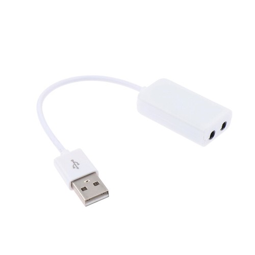 7.1 External USB Sound Card Jack 3.5mm USB Audio Adapter Earphone Micphone So_qe - Afbeelding 6 van 9