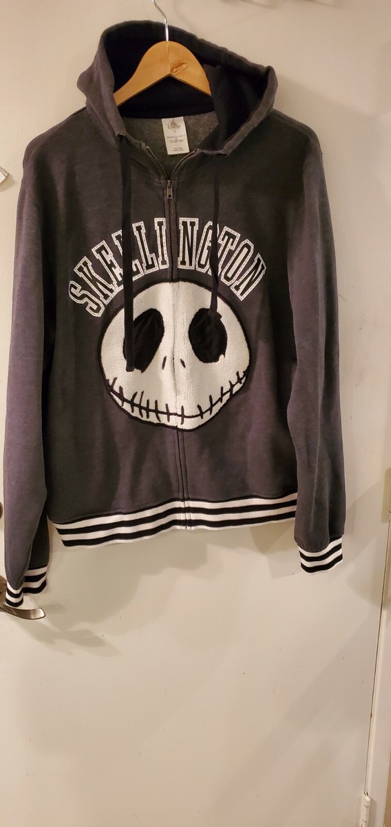 Disney NIGHTMARE BEFORE CHRISTMAS Jack Skellington Full Zip Hoodie