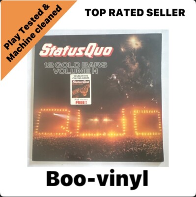 Status Quo - 12 Gold Bars Volume 1+1  QUOTV 2  UK 2LP 1984 Vertigo  EX / EX