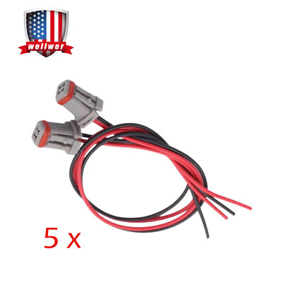 10x Tow Mirror Marker Light Connector Plug Pigtail for GMC Sierra 1500 3500 HD