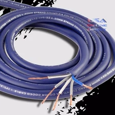 50 FT 18 AWG Gauge 5 Conductor OFC COPPER Speedwire Speaker Trailer Stranded US