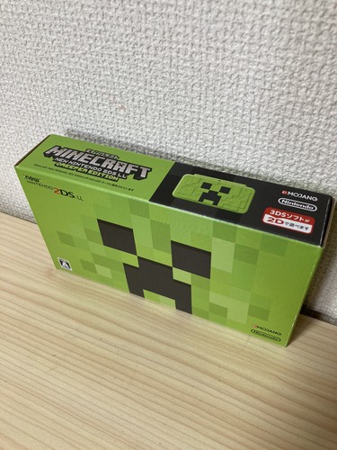 New Nintendo 2ds Ll Minecraft Creeper Edition Japan Ver Ebay