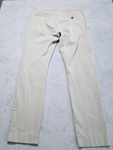 Pantalones chinos J.Crew para hombre beige talla 30x30 Flex Driggs mezcla de algodón elástico - Imagen 6 de 13