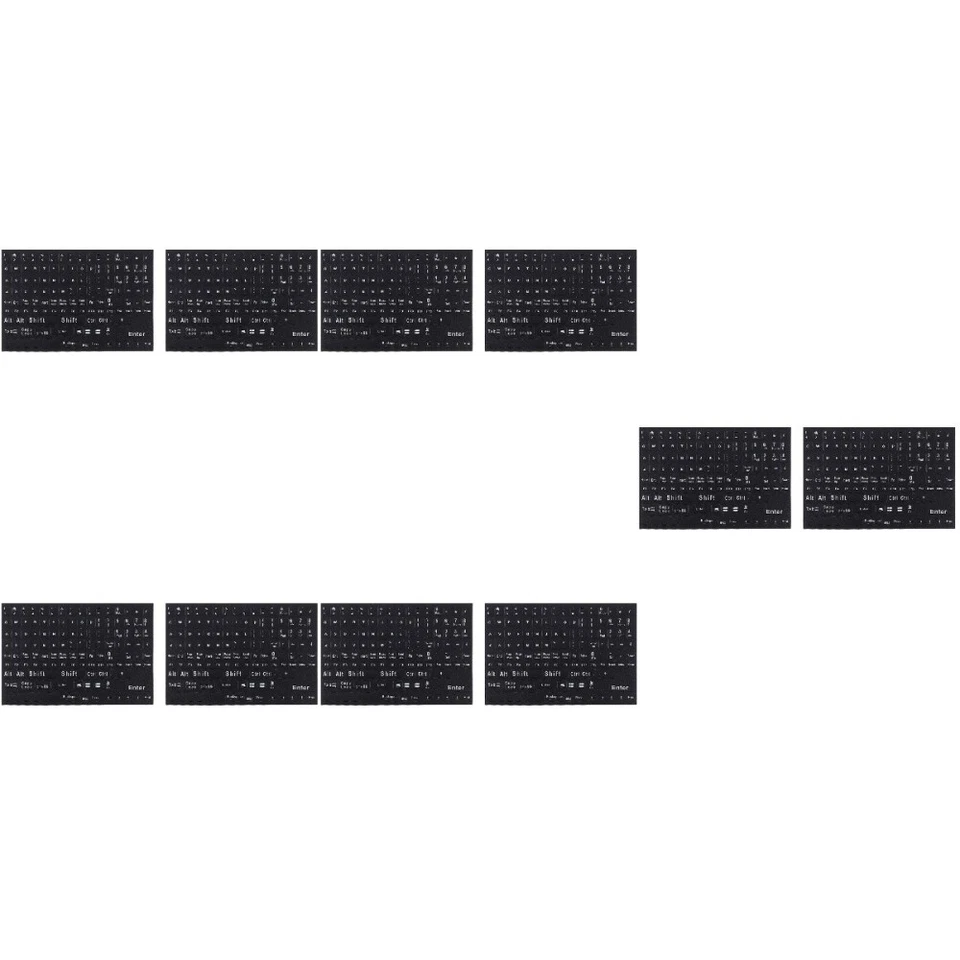 5 Count Laptop Sticker Keyboard Number Stickers for English Replacement Letter - Image 4 of 4