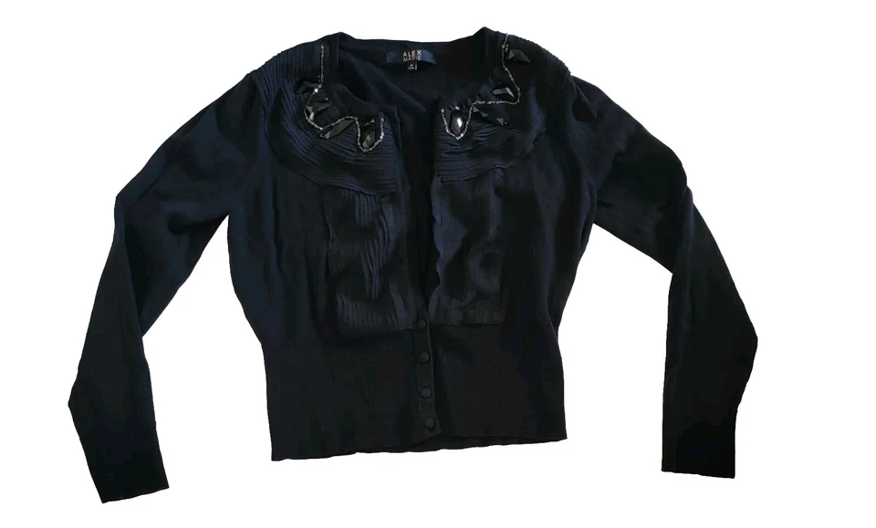 SUÉTER MUJER ALEX MARIE NEGRO TALLA M; USADO Foto 2 de 4