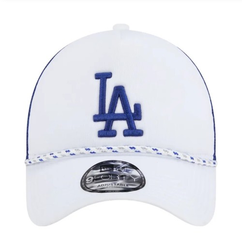 Los Angeles Dodgers New Era MLB Court Sport Foam Trucker Rope Snapback Hat NEW - Picture 3 of 3