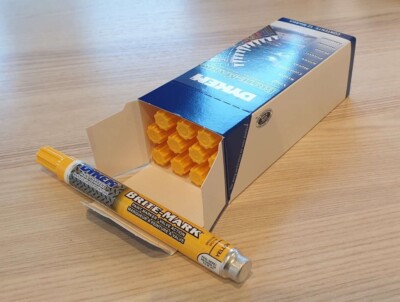 DYKEM - Brite-Mark 916 - Yellow - 12 PACK