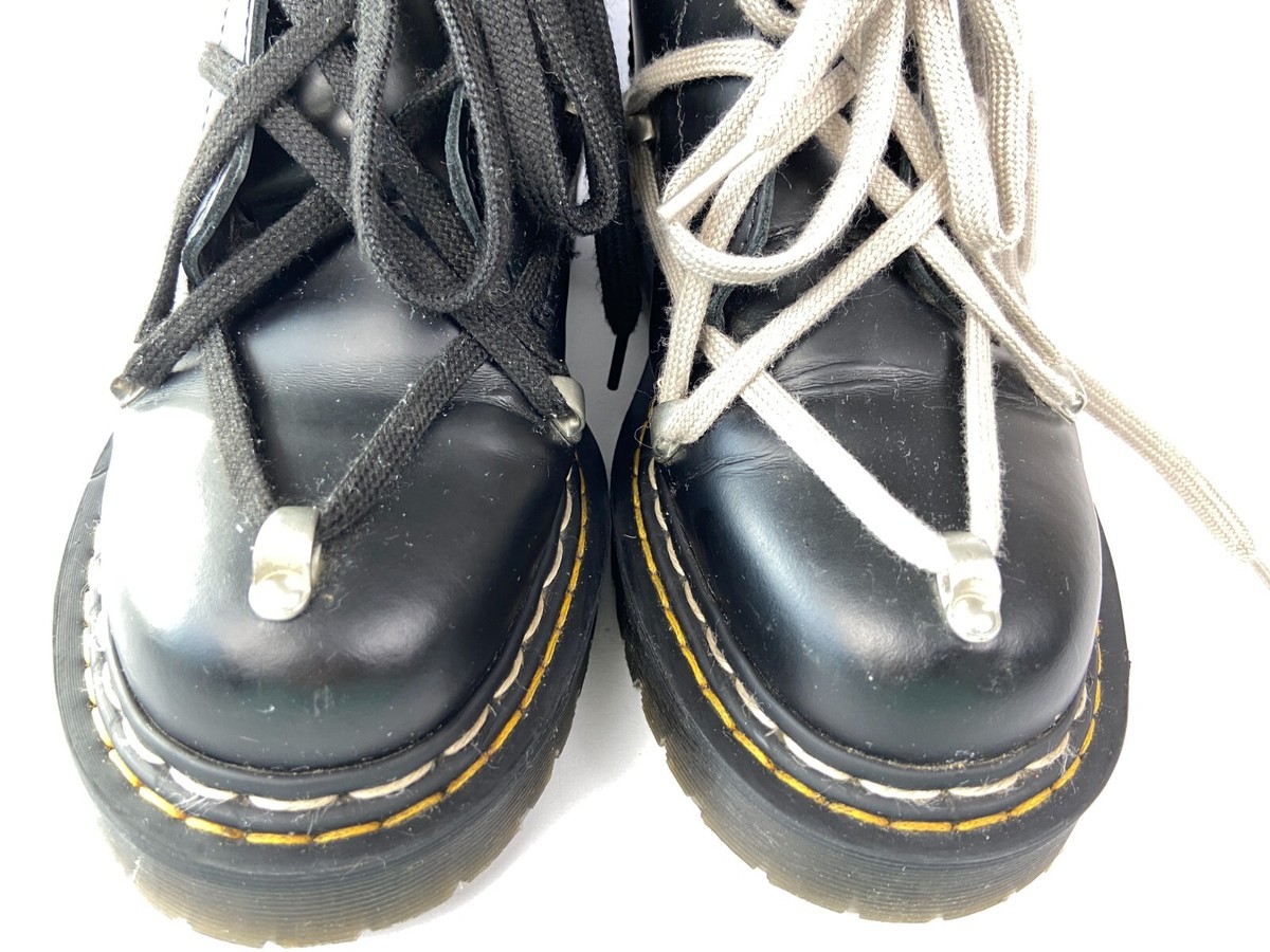 Dr. Martens Rick Owens 1460 Bex DS RO Black Leather Ankle Dr. Martens Rick Owens 1460 Bex DS RO Black Leather Ankle
