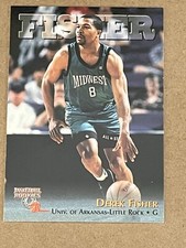 1996 THE SCORE BOARD BASKETBALL ROOKIES - DEREK FISHER LAKERS ROOKIE #52