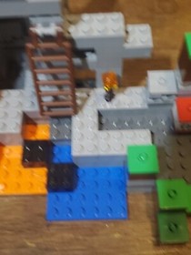 LEGO Minecraft #21113 The Cave Set Moslty Complete with Directions, No Box