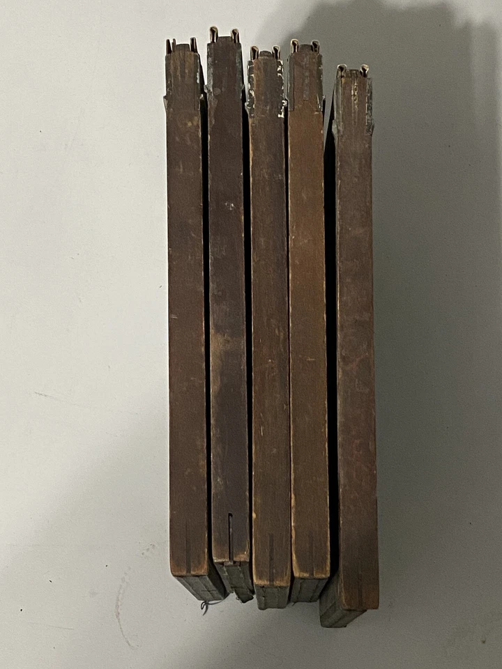 Antique Vintage Brown Wood 5x7 Camera Film Back Lot of 5 Film Backs - Image 3 of 3