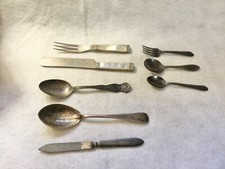 Antique Silverware Lot/Baby Spoon/Fork