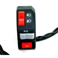 Universal Left/Right Horn Hi/Lo  Multi-Switch For 7/8" Handlebars 12-0055CN