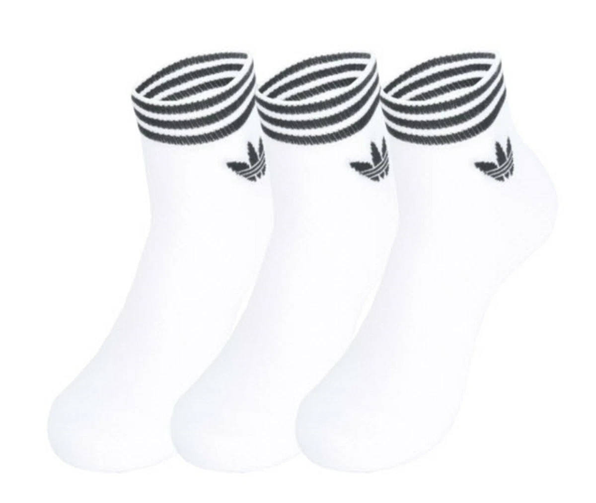 Adidas mens white socks top