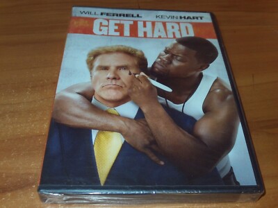Get Hard (DVD, 2015 Widescreen) Will Ferrell Kevin Hart NEW