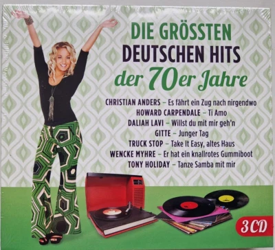 Die größten deutschen Hits der 70er Jahre, 3 CD's, 60 Songs, NEU/OVP - Bild 1 von 2