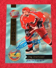 OLEG OREKHOVSKI 1995 SIGNATURE ROOKIES FUTURE FLASH SIGNATURES AUTO (H-2377)