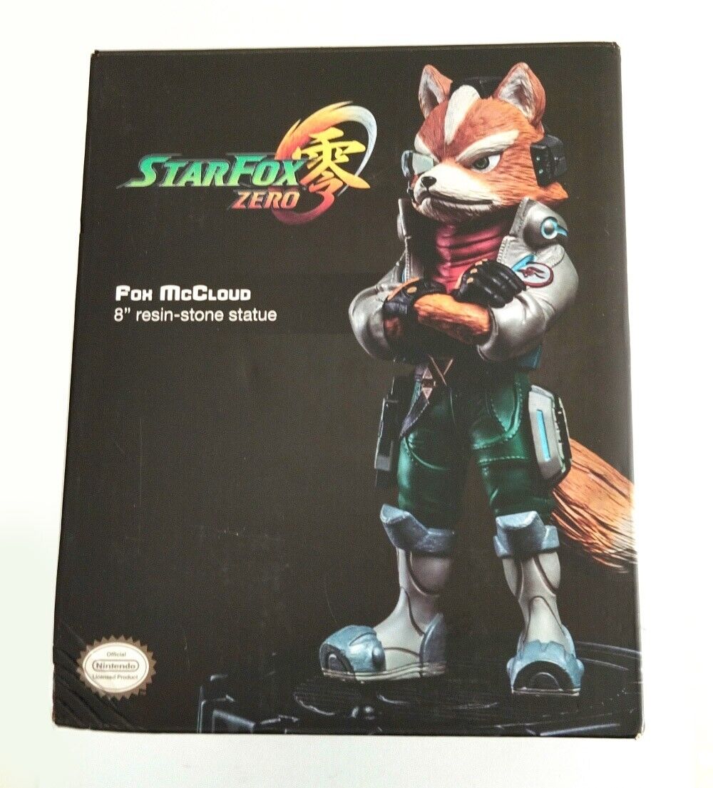 Statue résine Nintendo Wii U Starfox Zero Fox MCcloud Collector 5000 Exemplaires