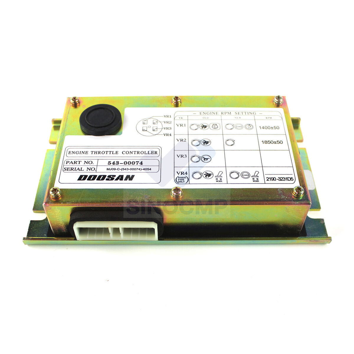Engine Throttle Controller 543-00074 For Doosan S220-V Engine Throttle Controller 543-00074 For Doosan S220-V