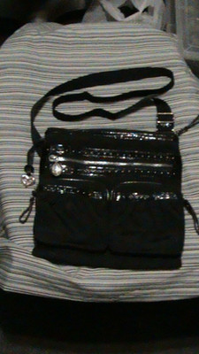 Brighton Black Messenger / Cross Body Shoulder Bag - #E588996 (c)
