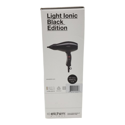 3900 Light Ionic Edition Hair Dryer - Black by Elchim for Unisex - 1 Pc - Picture 3 of 9