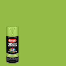 Krylon Fusion All-In-One Spray Paint, Gloss, Jungle Green, 12 Oz.