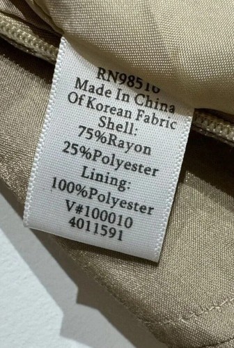 NWT $140 Coldwater Creek Beaded Shimmer Dress Women’s Plus Size 24 Golden Beige - Picture 7 of 9