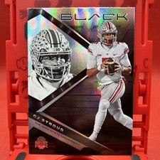 CJ STROUD ROOKIE BLACK REFRACTOR Holofoil RC Base Panini Ohio State TEXANS