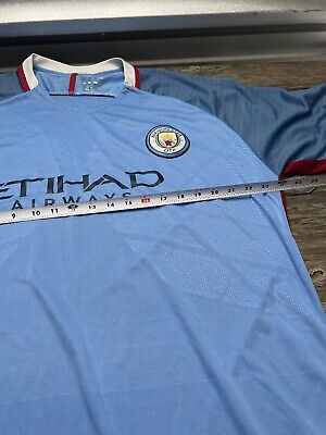 Nike Etihad Airways Manchester City Football Club 2017 Blue Soccer