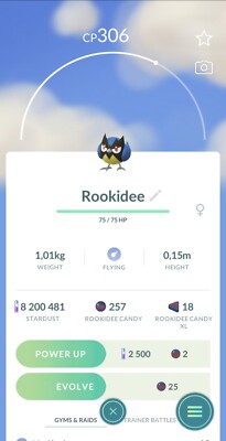 Pokémon Trade Go Rookidee X12 - LUCKY CHANCE