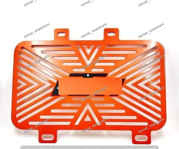 Radiator Grill Guard Orange & Black Fit for KTM Duke 125 200 250 390 - Image 2 of 4