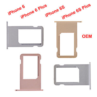 Oem Sim Card Holder Tray Metal Slot For Iphone 6g 6 Plus Iphone