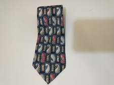 VTG BIELLA 100% All Silk Neck Tie USA Made Paisley Botah Tear Drop Buta 4" Wide