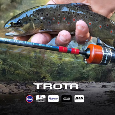 H Ultraleicht Baitcast Rute 1,4 m 3tlg Forelle UL Fast Action Fuji Ringe