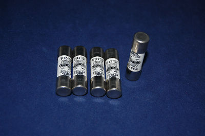 LOT OF 10 Pcs 500V 4A 10 x 38mm Cylindrical Fuse Links RS15 aR Fast Blow