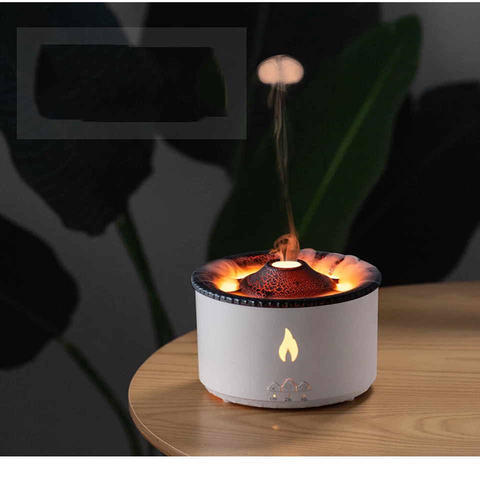 Essential Oil Flame Effect Diffuser Home Aromatherapy Air Humidifier - Image 2 of 4
