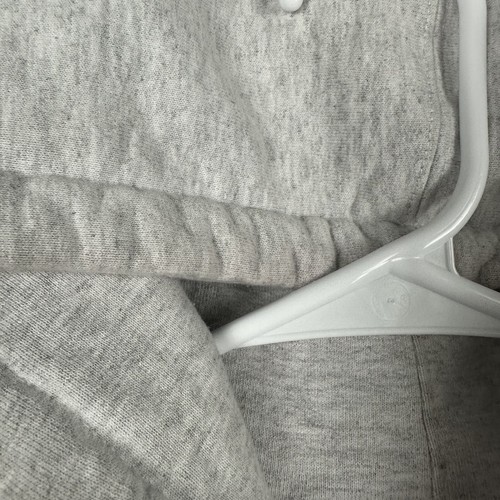 Supreme Tag Felpa con Cappuccio Uomo Grande Grigio Cenere Pullover Coulisse LEGGI - Foto 15 di 19
