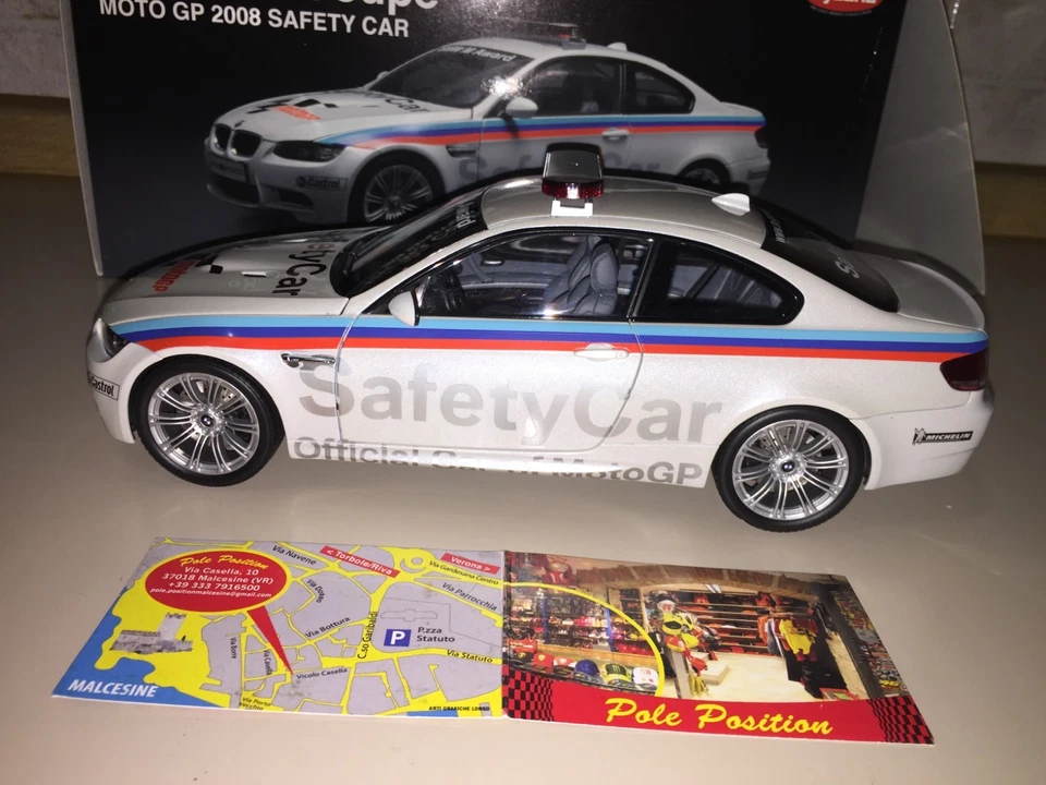 KYOSHO 1 18 BMW M3 E92 MOTOGP 2008 SAFETY CAR PEARL WHITE NEW SHIP. WORLDWIDE - Immagine 4 di 4