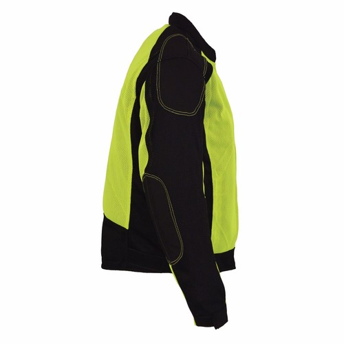 Chaqueta de Corredor Reflectante de Alta Visibilidad para Hombre de Motocicleta con Armaduras - Imagen 7 de 11