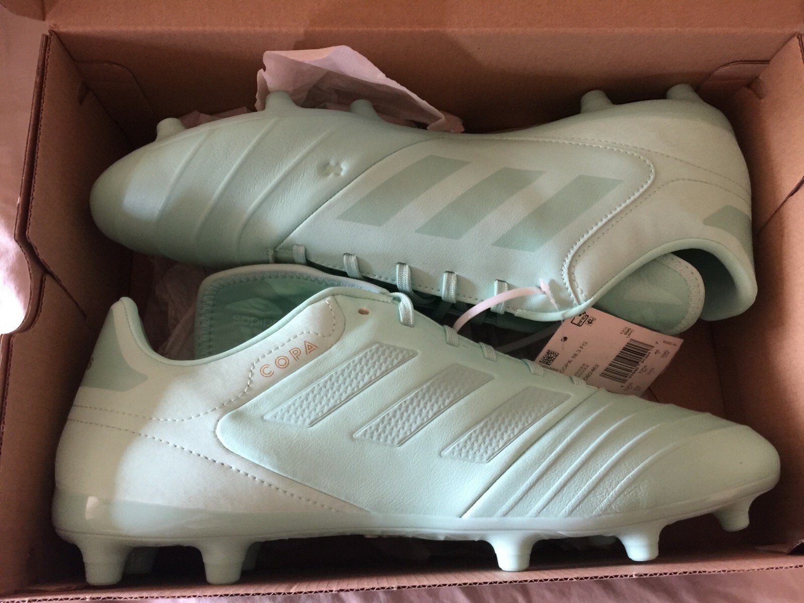Adidas Copa 18.3 FG Botines De Fútbol De Cuero Fútbol DB2462 como nuevo hombre talla 13 EE. UU. Adidas Copa 18.3 FG Botines De Fútbol De Cuero Fútbol DB2462 como nuevo hombre talla 13 EE. UU.