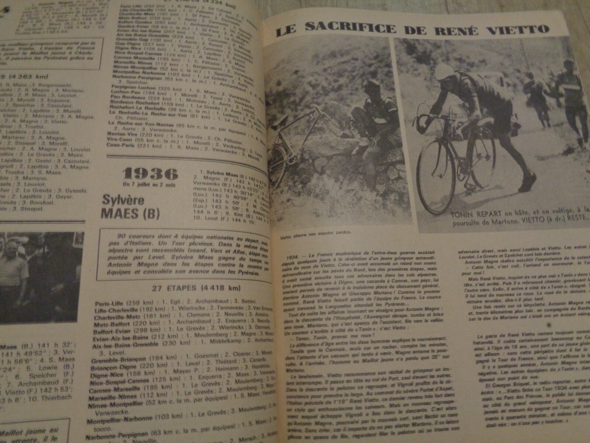 Magazine L'Equipe Cyclisme – Tour De France 1973, édition Originale, Nombreuses Photos